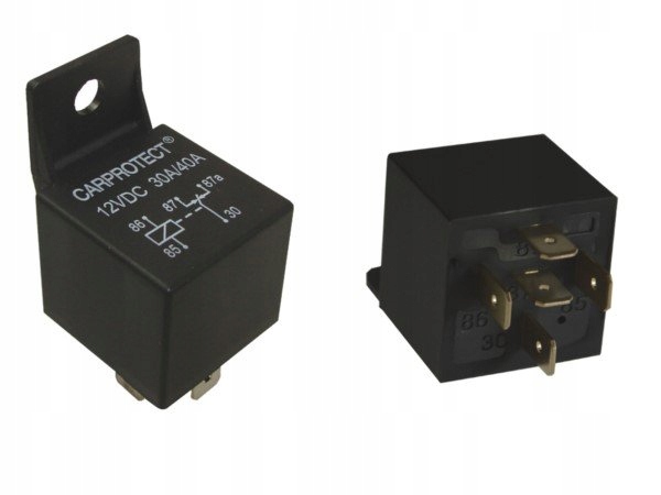 PRZEKAŹNIK SAMOCHODOWY PRZEŁĄCZNY 12V 30A 5 PIN 4120