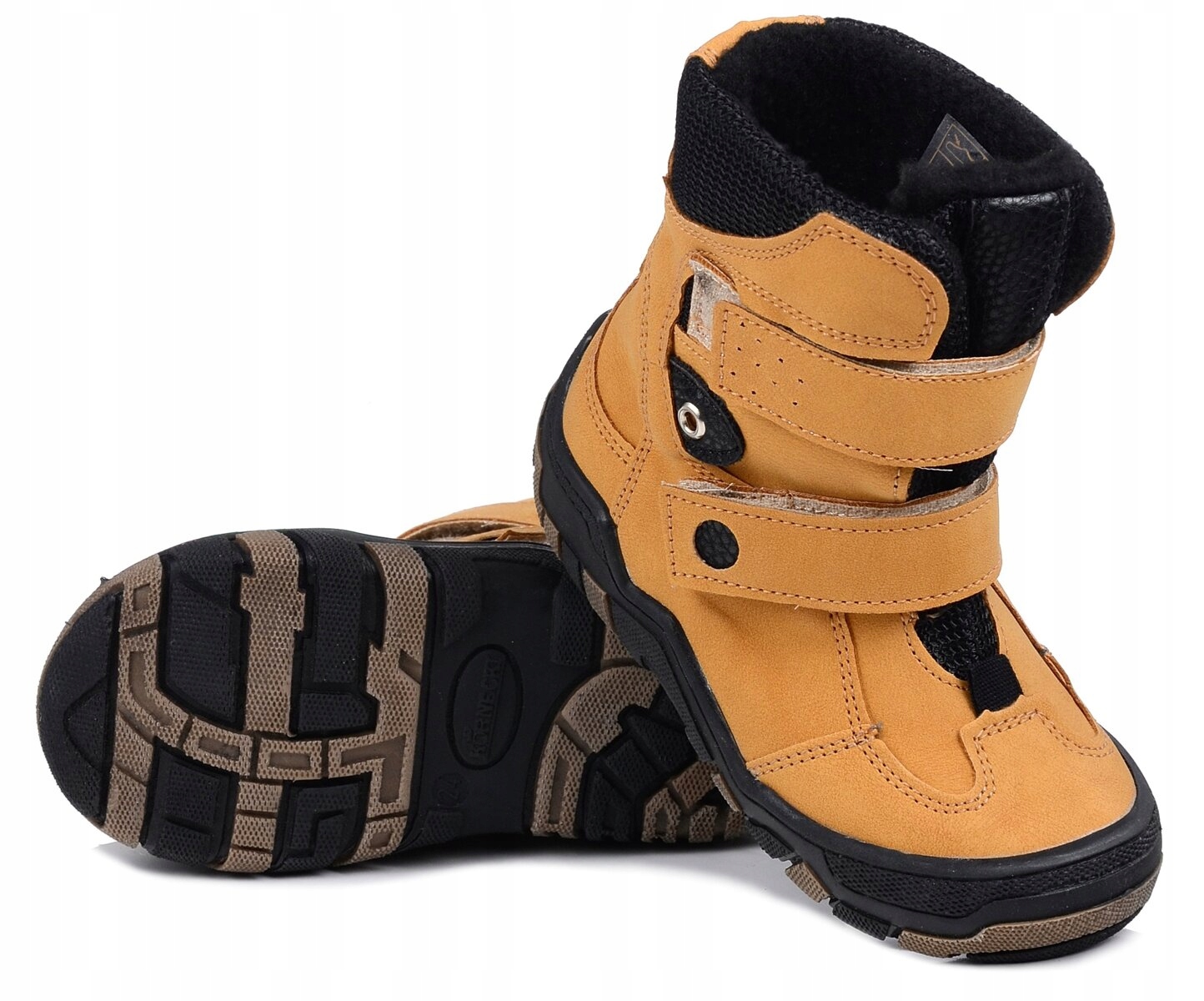 Buty zimowe dziecięce chłopięce ocieplane na rzepy Kornecki 6371 25 Marka Kornecki