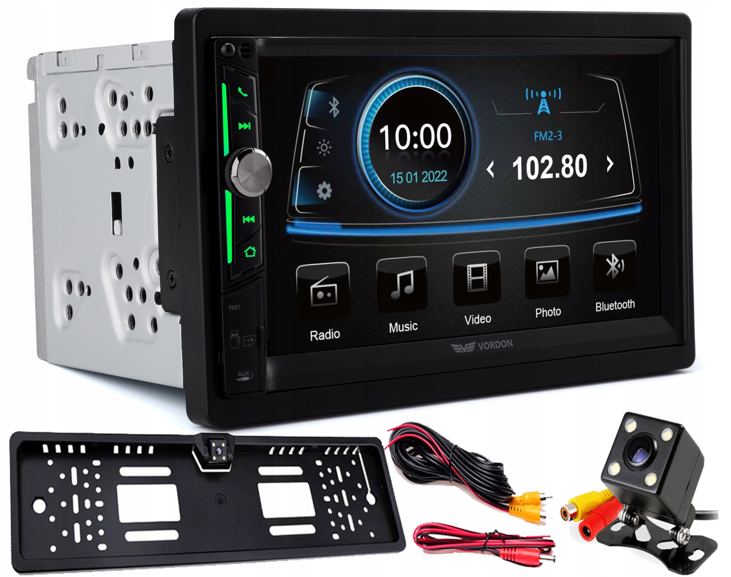Vordon HT-760 Bristol z USB/SD 7" 4x60W Bluetooth