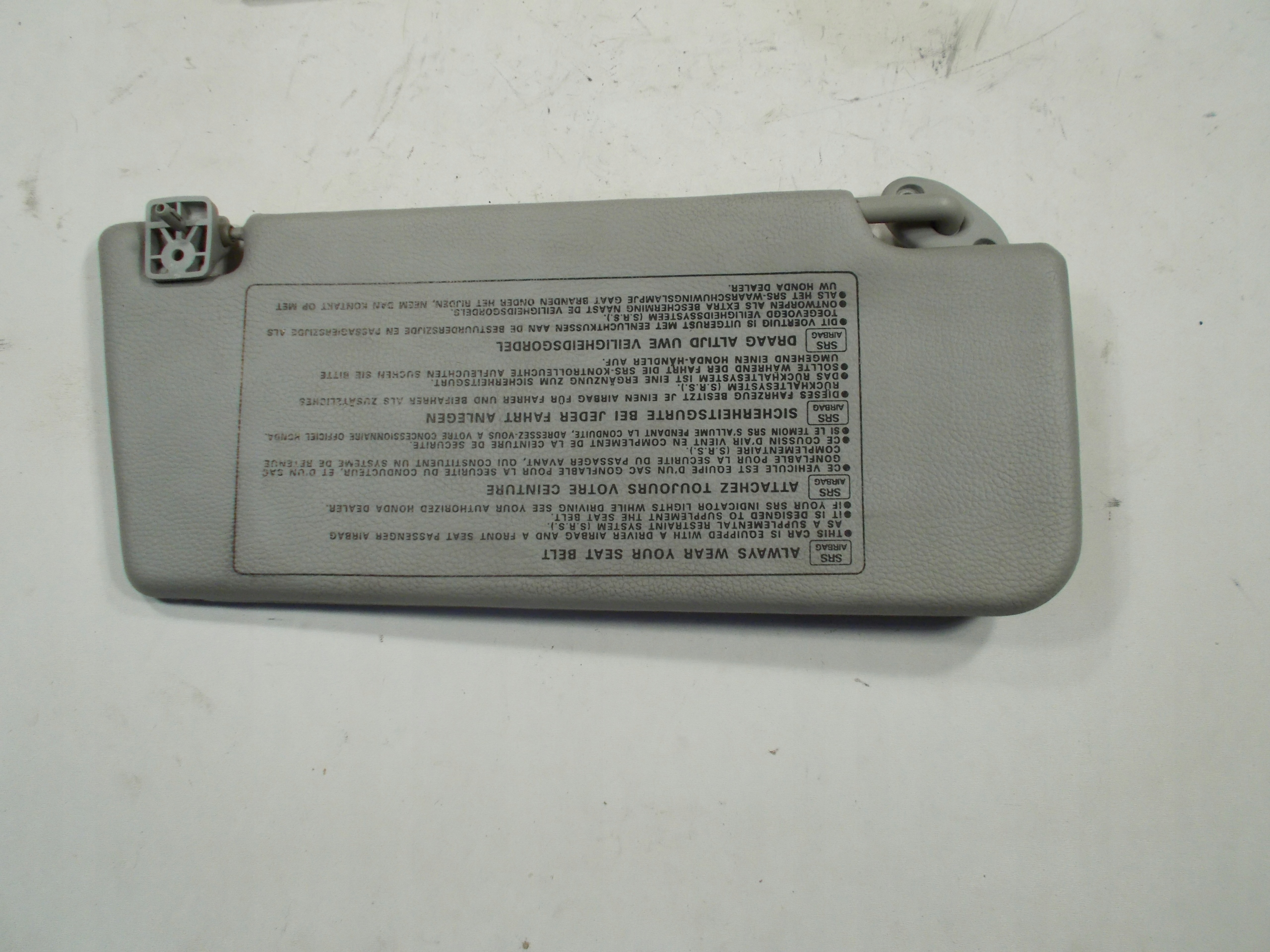 HONDA CIVIC VI 6 cover visor visor bracket left ORYG. LADNY