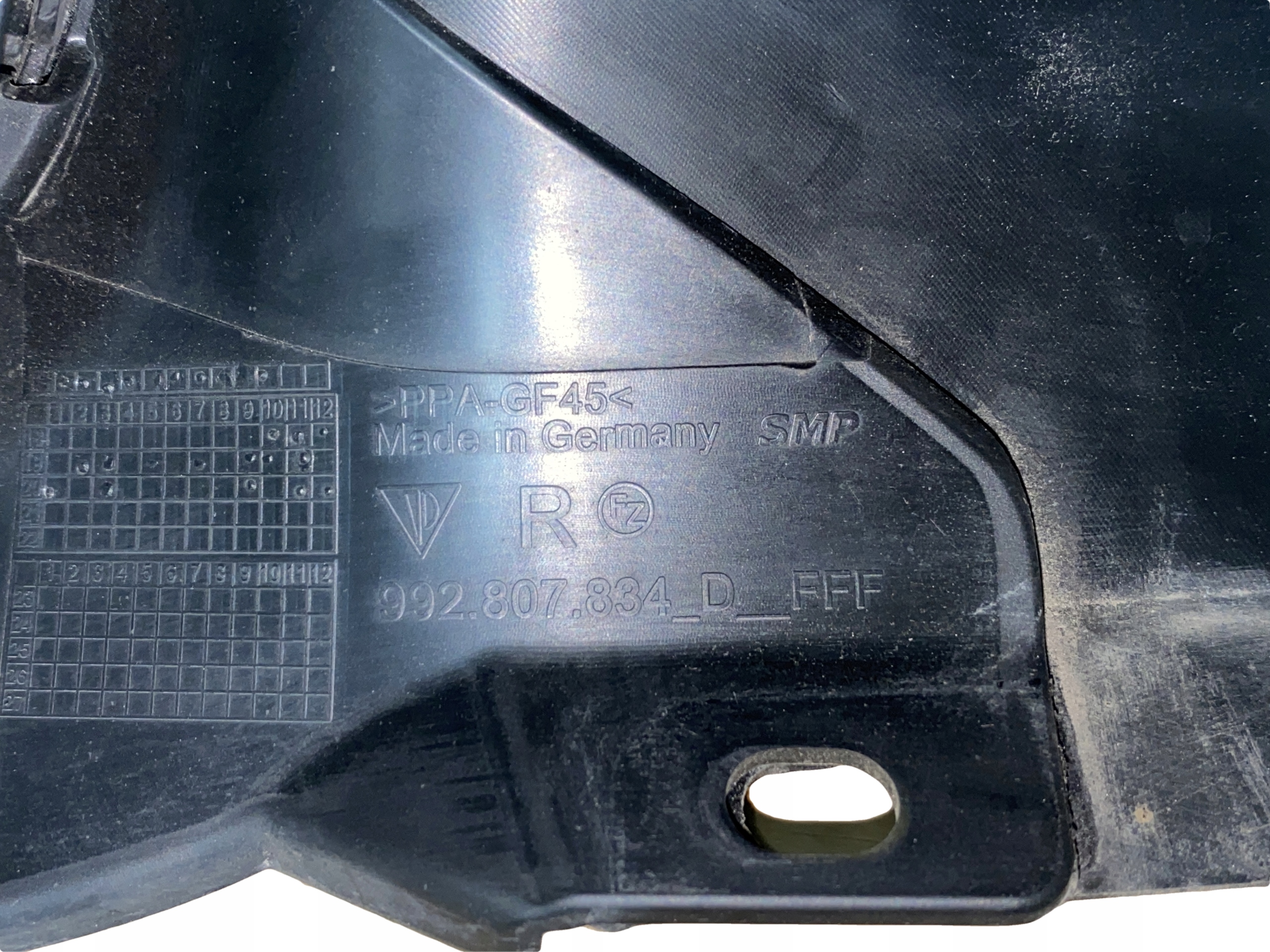 PORSCHE 911 992 TURBO S bumper rear part