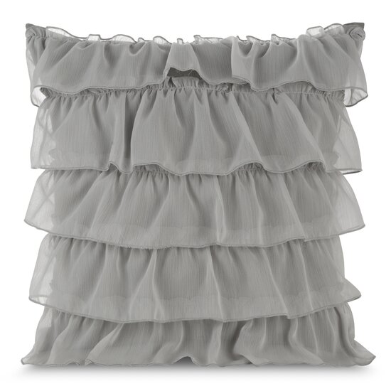 

Daisy Szara Poszewka Z Falbanami Eurofirany 45x45