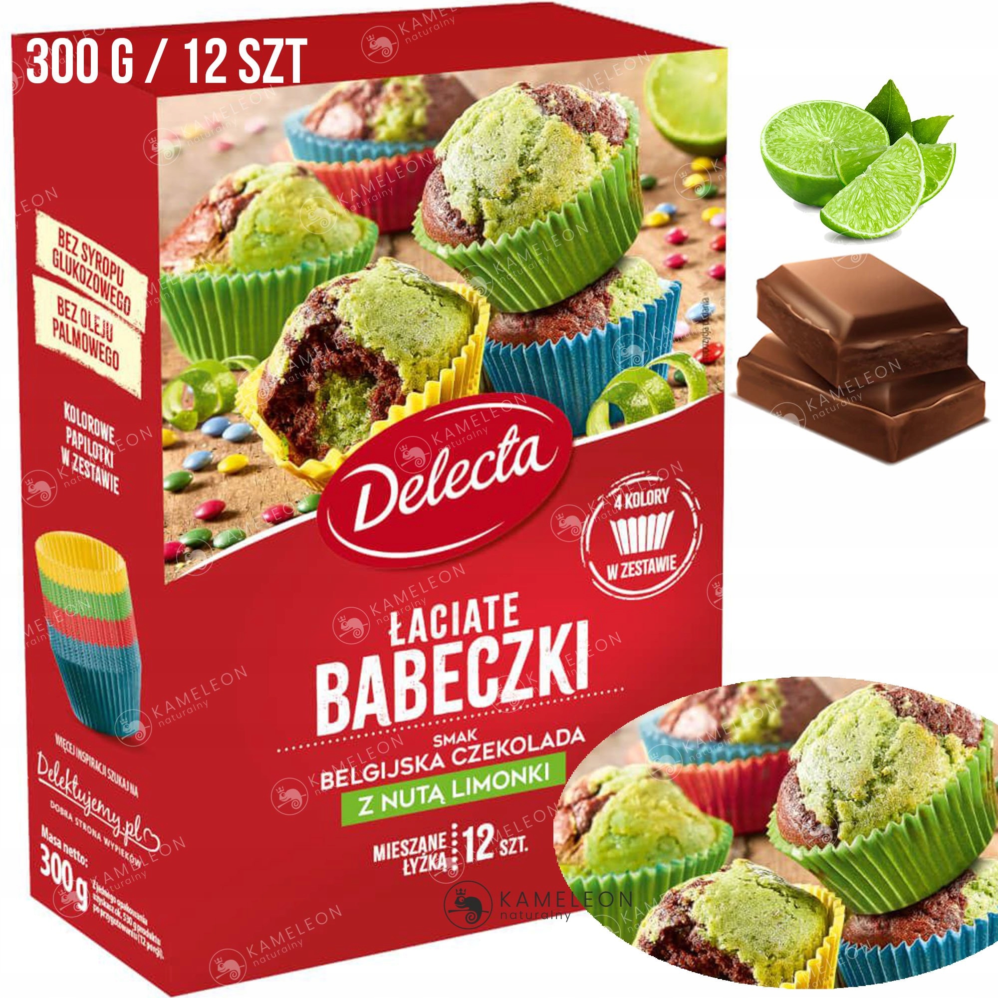 Delecta ŁACIATE BABECZKI CZEKOLADOWE Z LIMONKĄ EAN (GTIN) 5900983015518