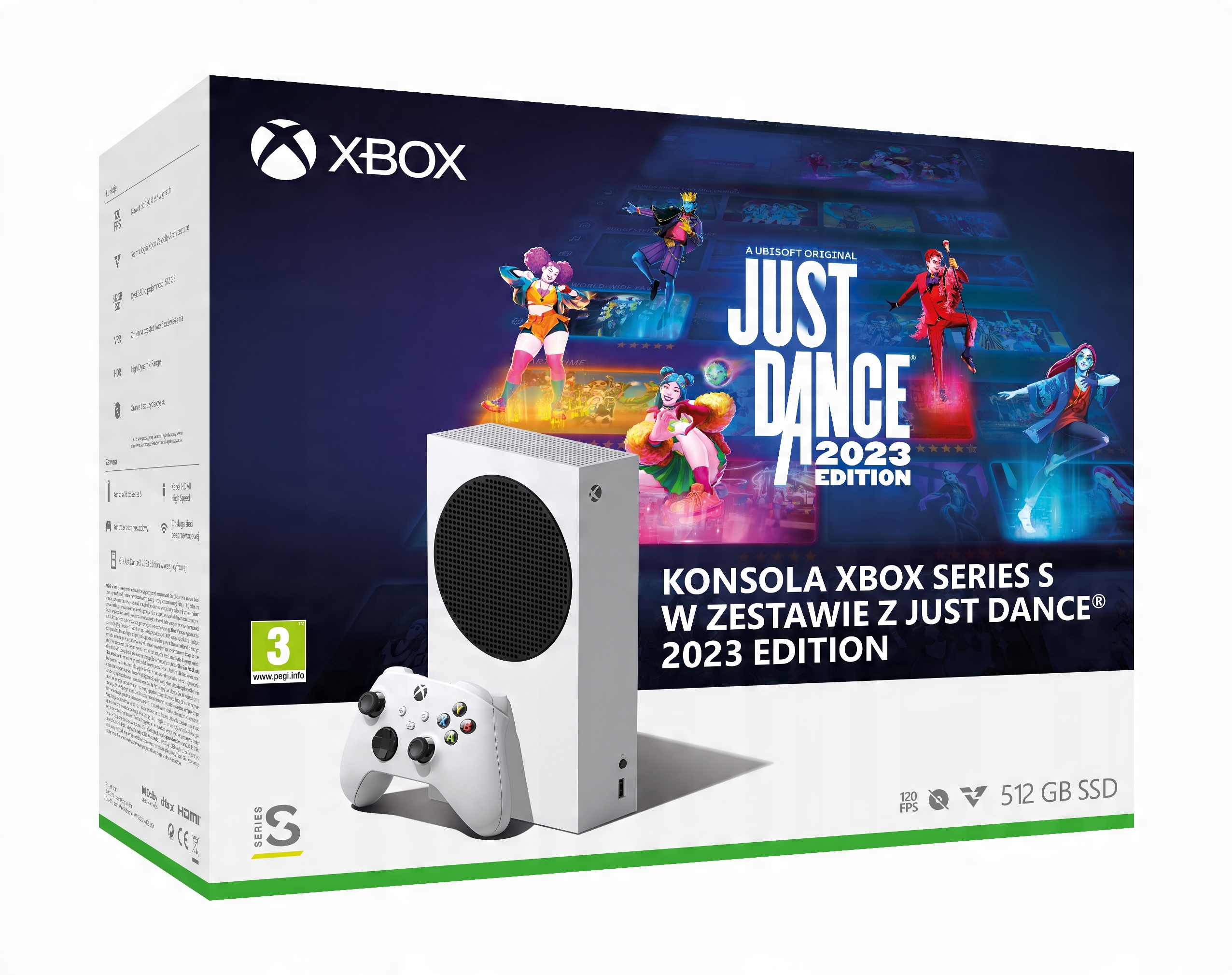 

Xbox Series S 512GB White Gra Just Dance 23