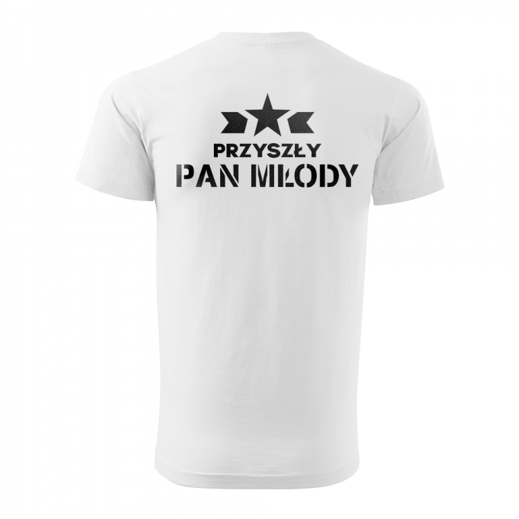 

KT087- L / Koszulka Kawalerski Przyszły Pan Młody