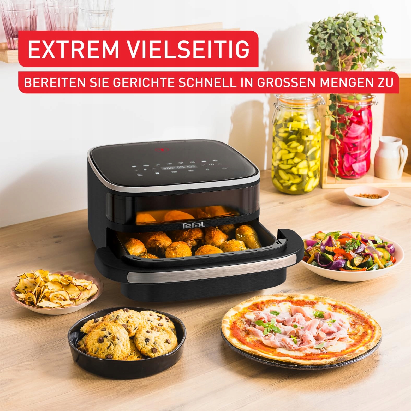 TEFAL Easy Fry XL Beztłuszczowa Frytkownica z Okienkiem Cyfrowa — miniatura 5