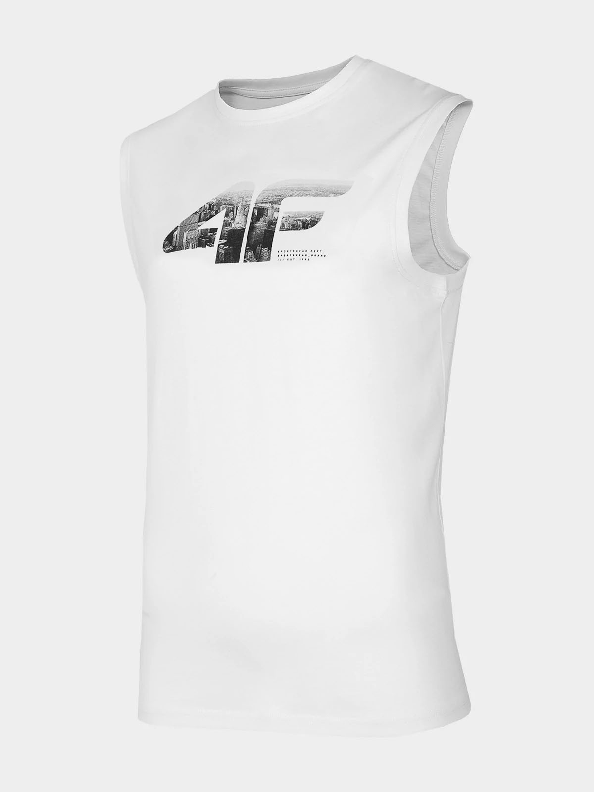 KOSZULKA MĘSKA 4F BEZ RĘKAWÓW BEZRĘKAWNIK BAWEŁNA TOP LIMITOWANA SS24M114 Rozmiar XL