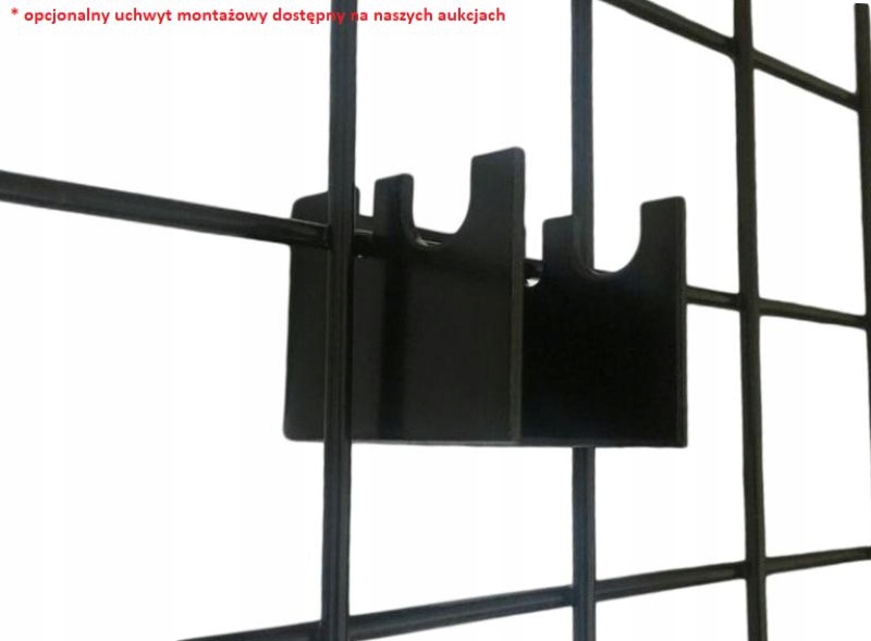 KRATA SKLEPOWA EKSPOZYCYJNA 170x80 CZARNA Typ krata