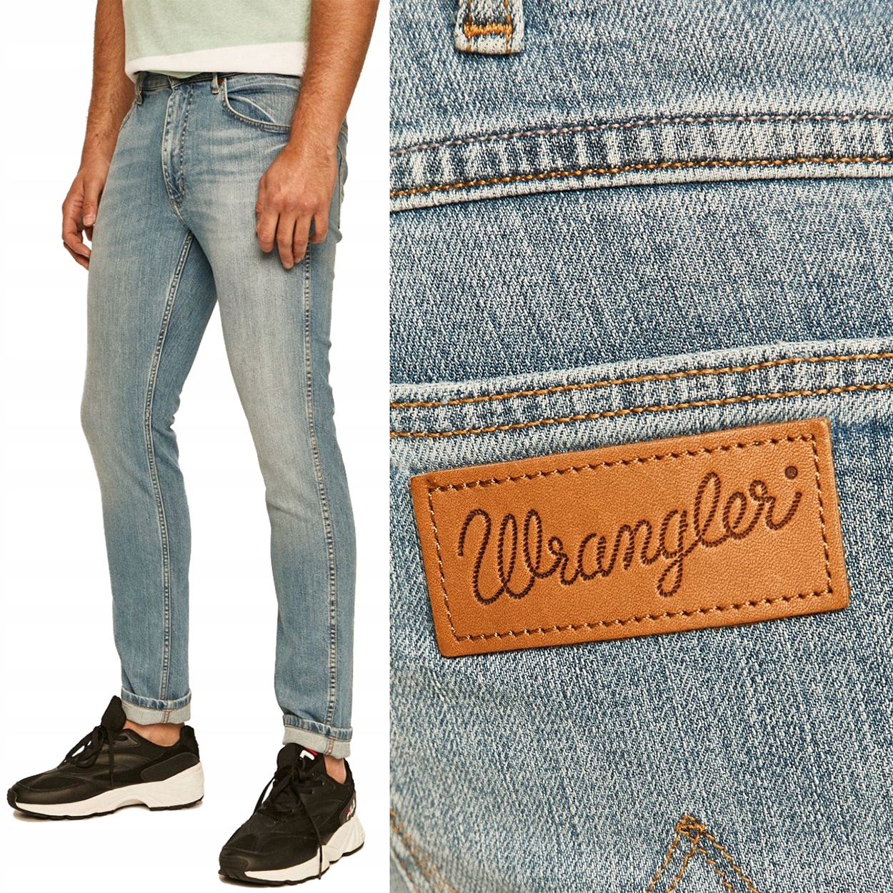 

Wrangler Greensboro Utopia Blue Męskie W40 L34
