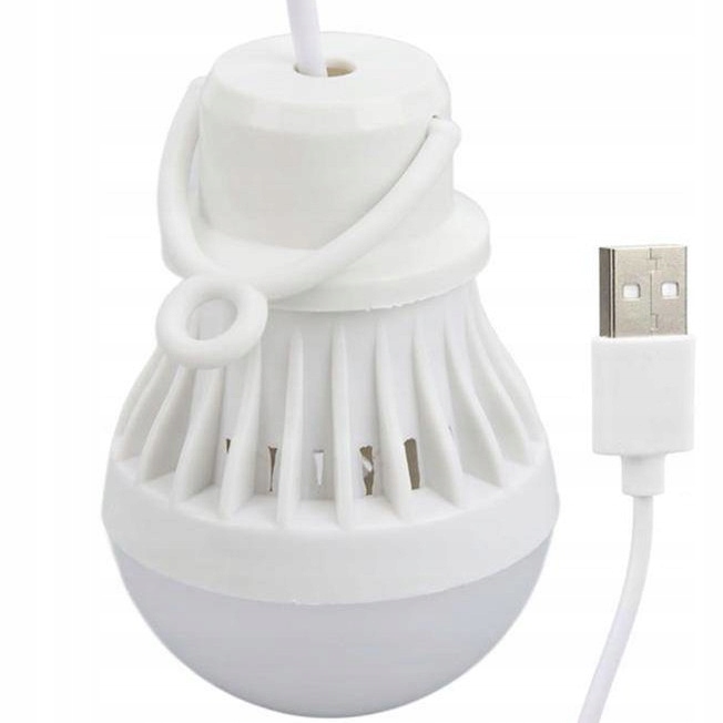 Żarówka na USB LED LAMPA turystyczna wisząca z wieszak-iem haczyk Model ZD92