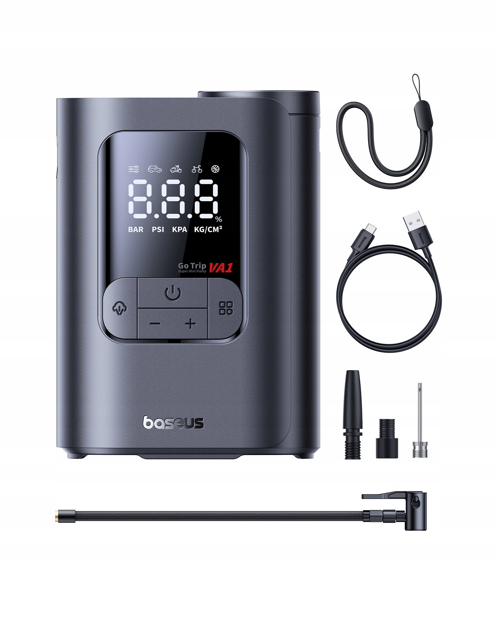 Bezdrôtová pumpa Baseus GoTrip VA1 kompresor 150 Psi 7500 mAh