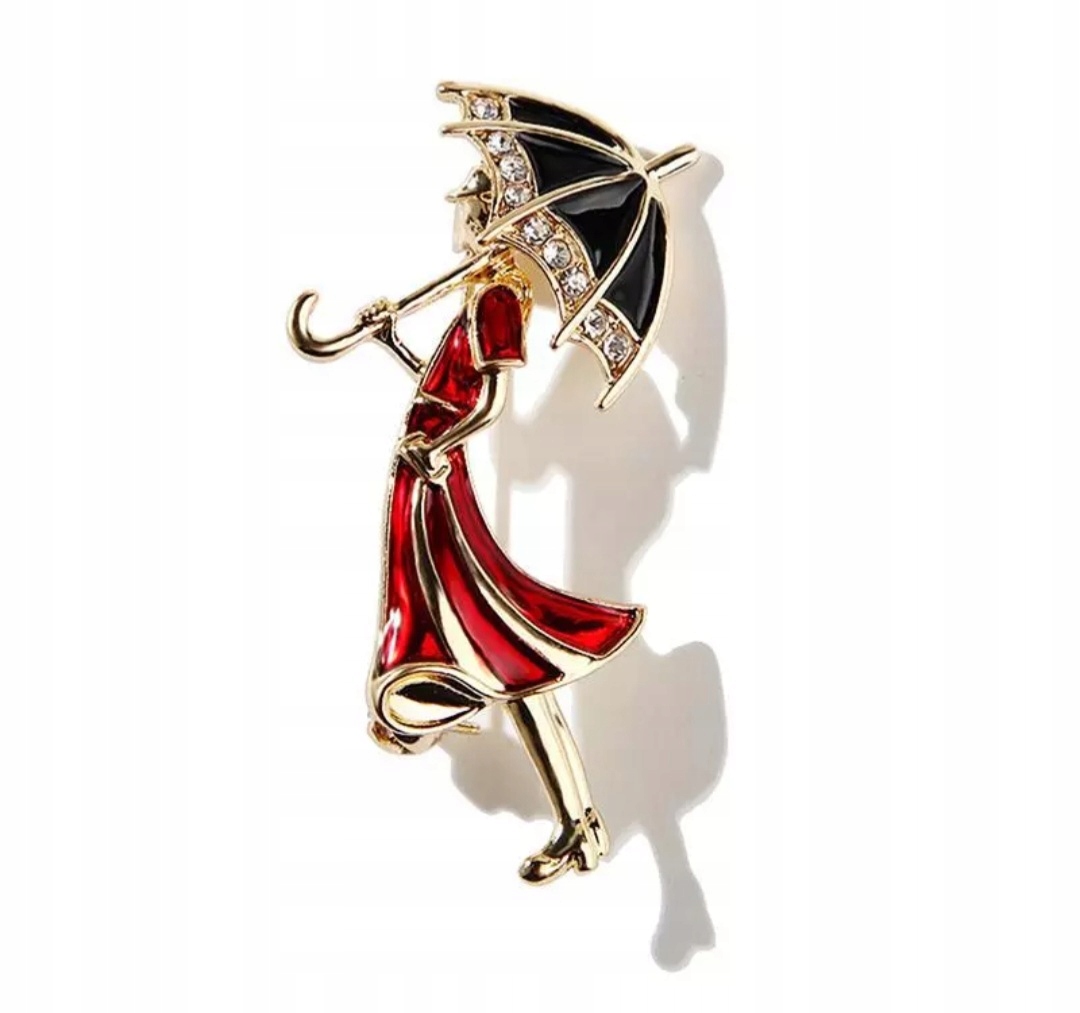 

Agrafka ozdobna Dziewczyna Z Parasolką 3127