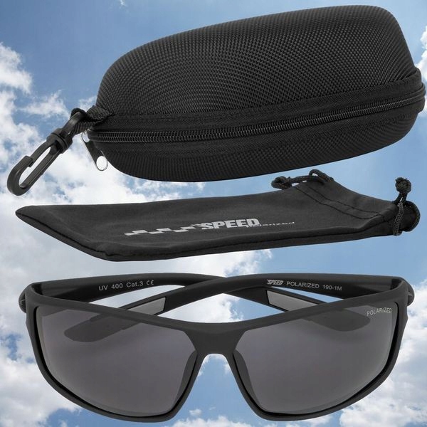 WĘDKARSKIE OKULARY POLARYZACYJNE PRZECIWSŁONECZNE MĘSKIE ANTYREFLEKS ETUI Cechy dodatkowe antyrefleks etui w zestawie polaryzacja