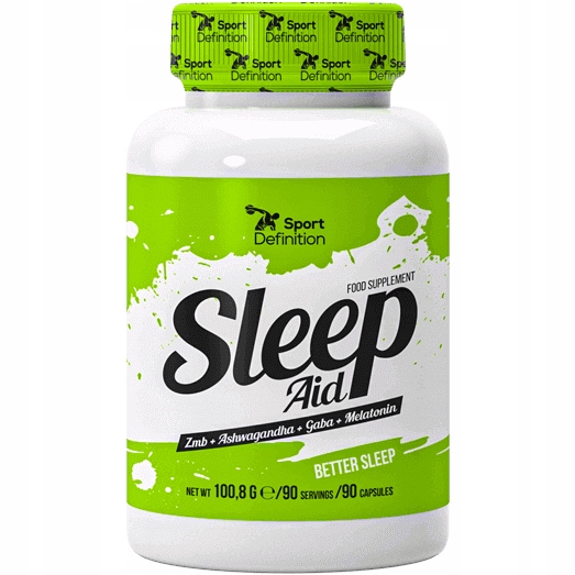 SLEEP AID 90 KAPS MELATONINA ASHWAGANDHA ZMA GABA 11299405296 Allegro.pl