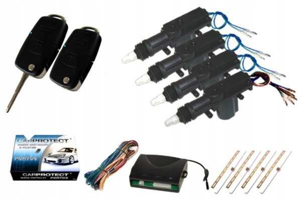 Centrální zámek CarProtect Portos s dálkovým ovládáním