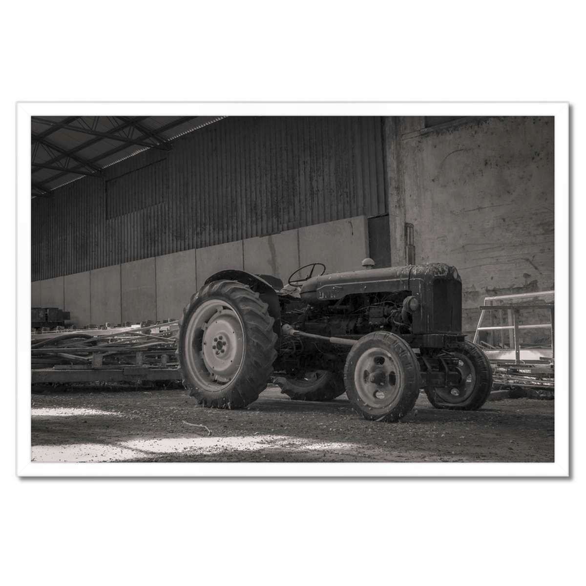 Plakáty v rámu 60x40 Historický starý traktor