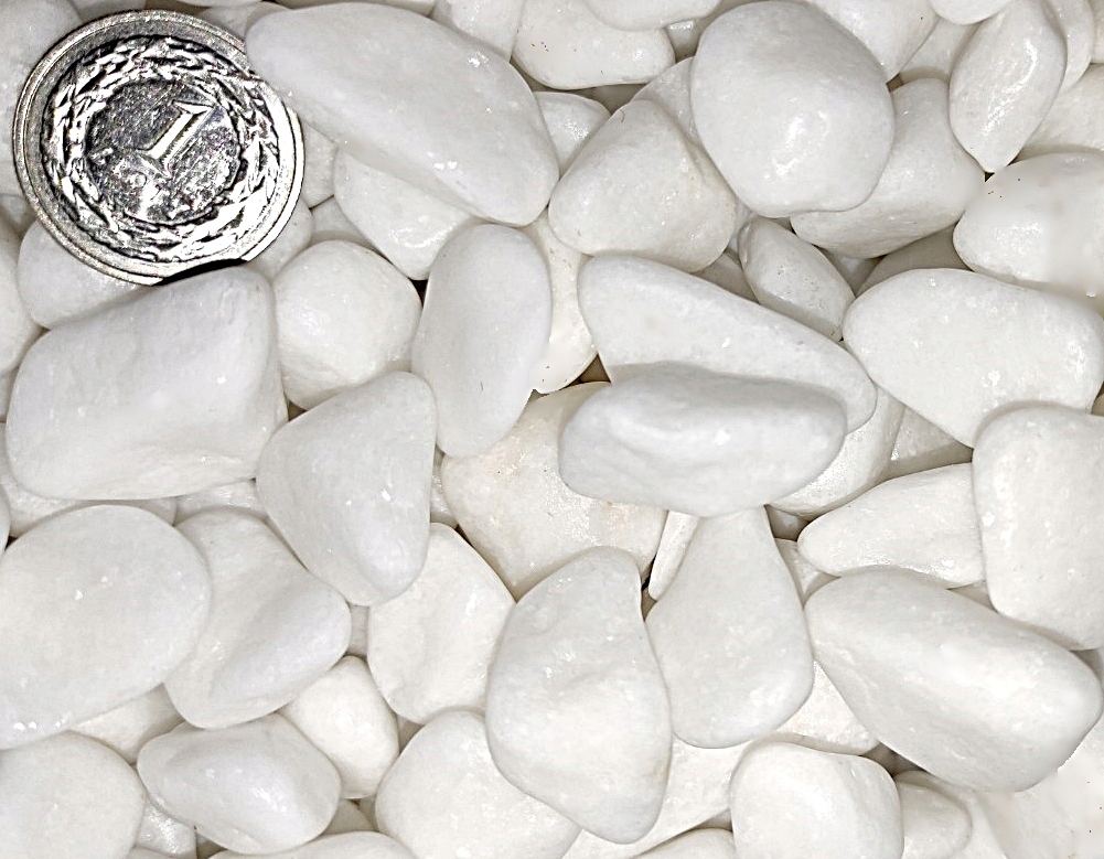 

Białe Naturalne Kamyczki Otoczaki Grecja 1-2CM 1KG