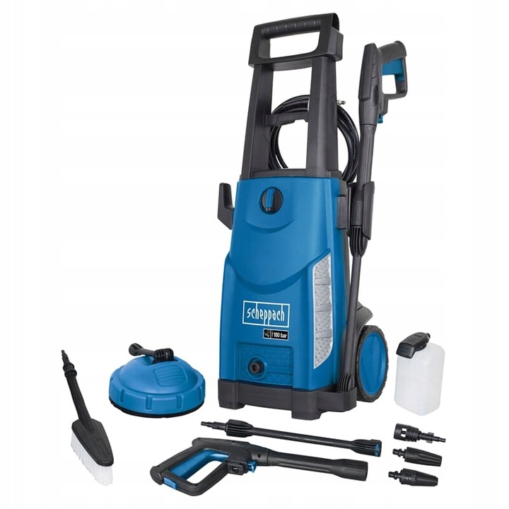 Myjka Ciśnieniowa Mocna 2400W Scheppach HCE2600 Akcesoria 180BAR