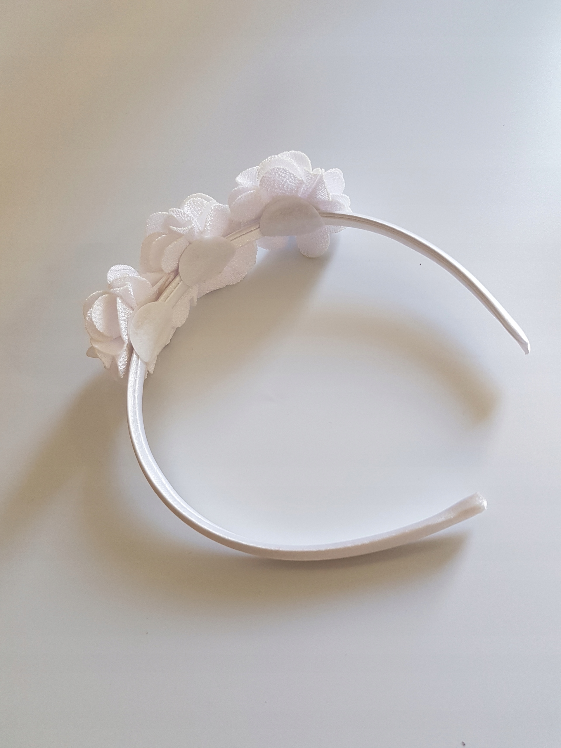 OPASKA KWIATY BIAŁA ROZMIAR UNIWERSALNY Rodzaj ozdoba do włosów