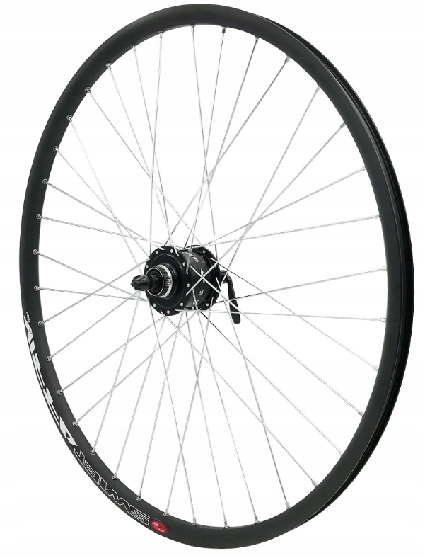 Přední kolo na kolo 28 palců přední generátor Shimano Černé Centerlock