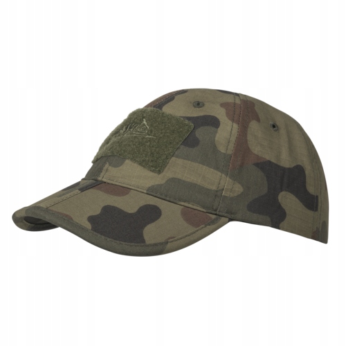 Czapka Helikon Baseball Folding PolyCotton Ripstop Pl Woodland