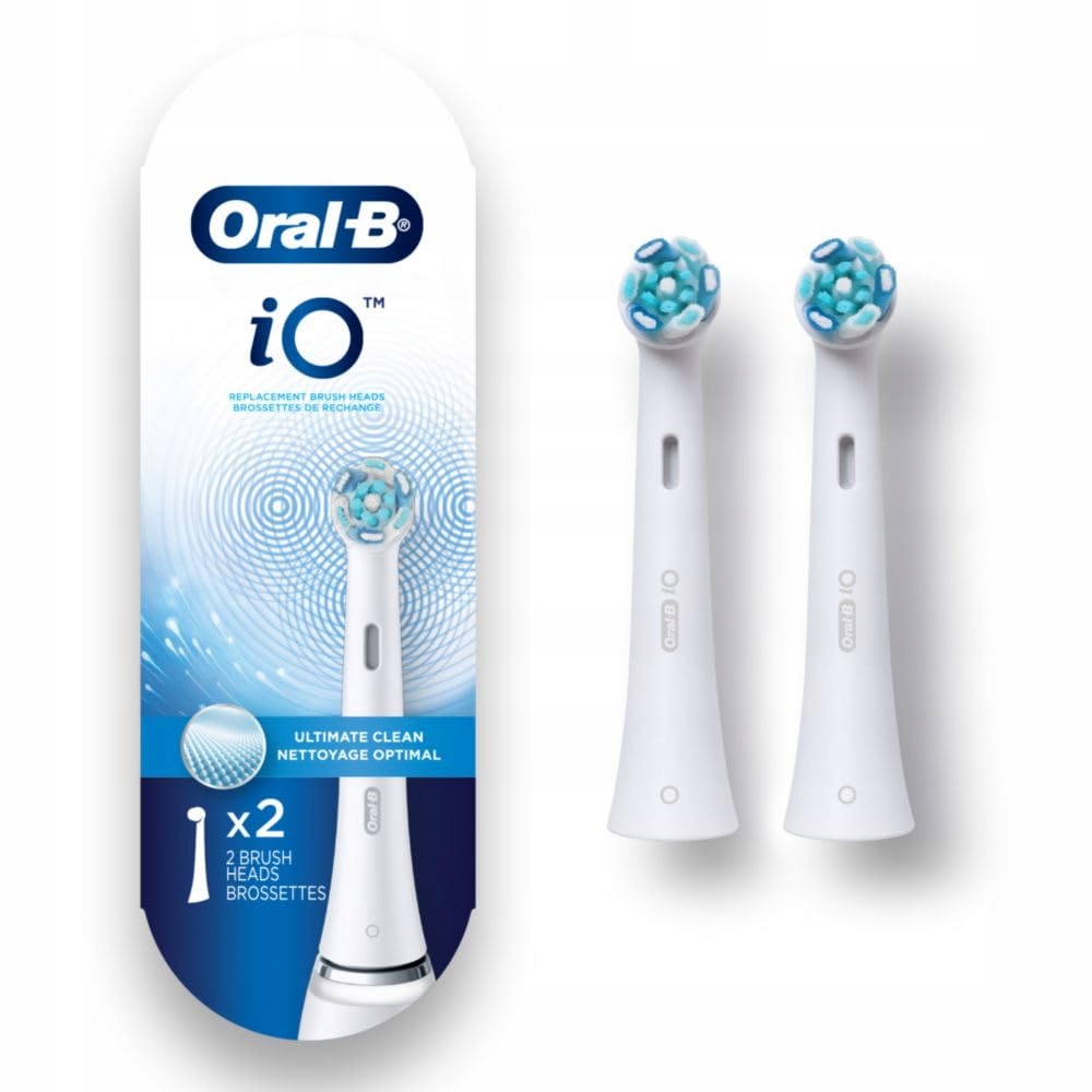 2x Końcówki do szczoteczki elektrycznej Oral-B iO Ultimate Clean White