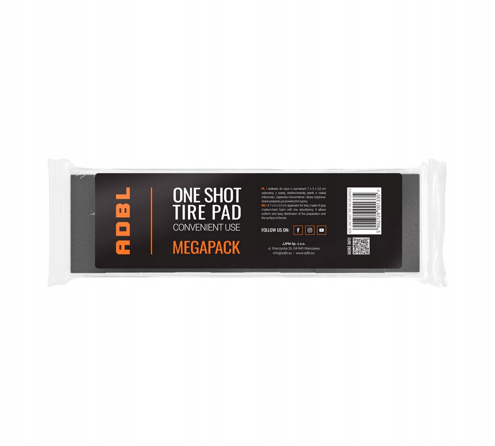 Adbl One Shot Tire Pad Pack Aplikator do opon 10szt
