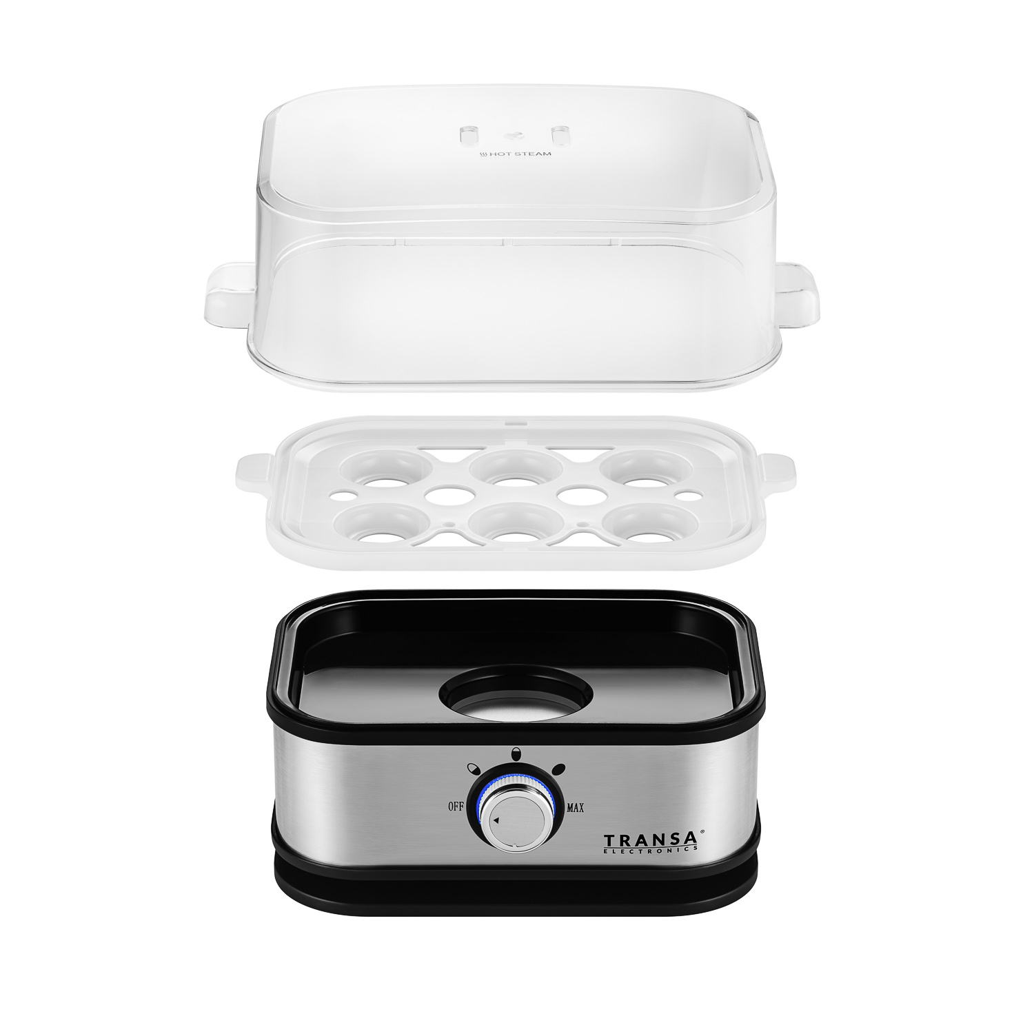 Jajowar do gotowania 6 JAJEK 3 STOPNIE POZIOMU TWARDOŚCI Automat EggCooker Stan opakowania oryginalne