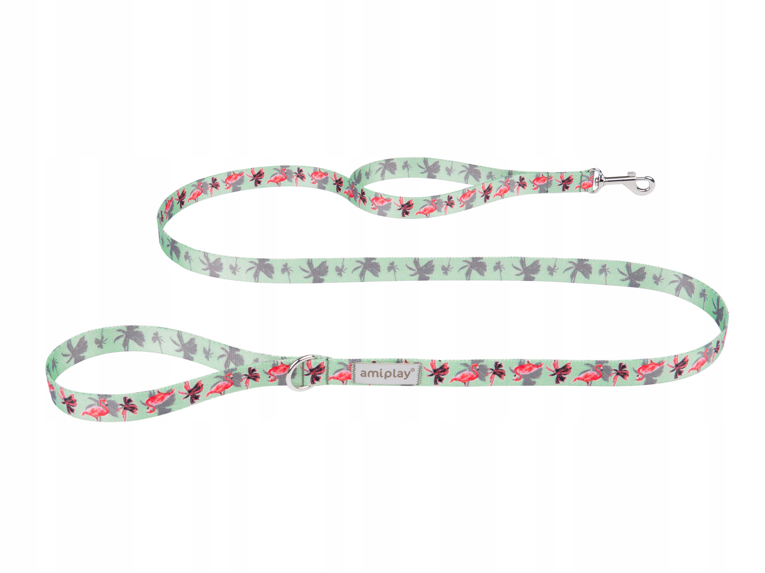 

amiplay Smycz klasyczna BeHappy 150 cm M Flamingo