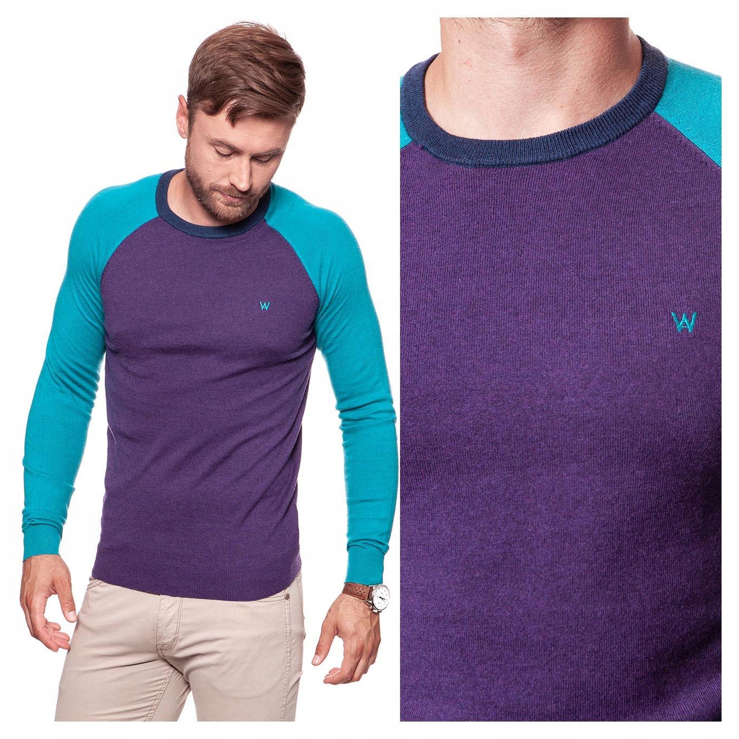 Pánský svetr Wrangler Raglan Knit S