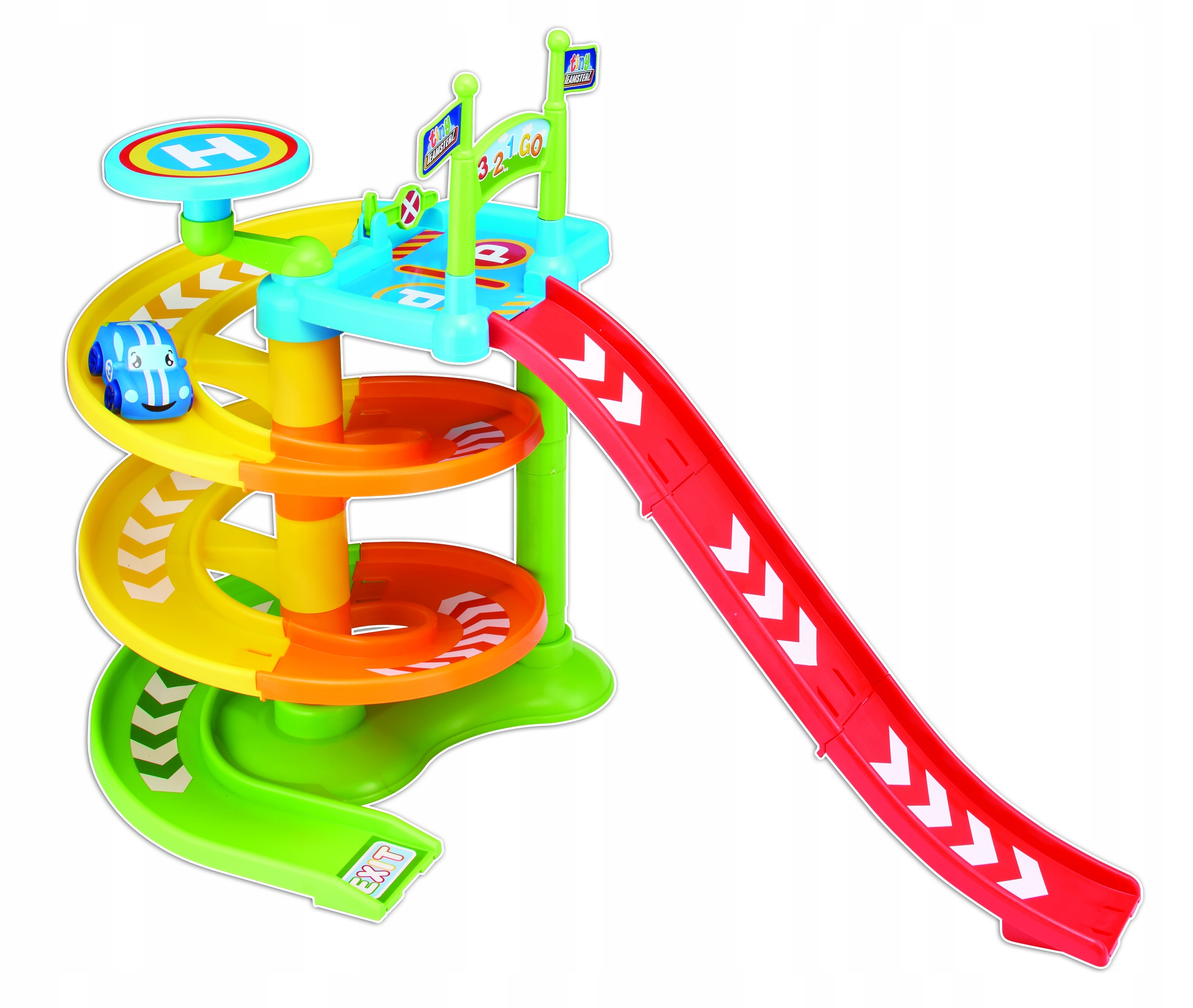 

Dumel Flota miejska zjeżdżalnia z autkiem 12m+