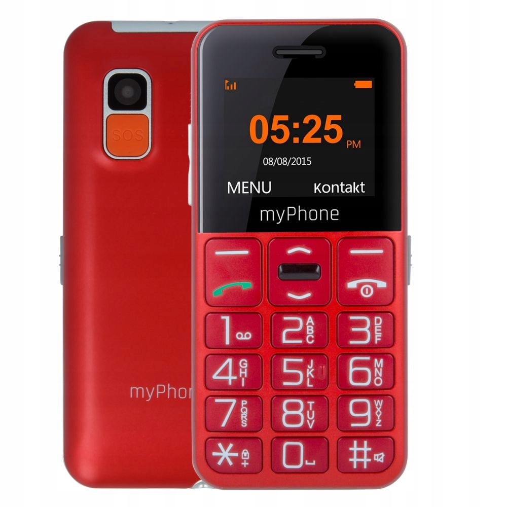 

Prosty telefon dla seniora myPhone Halo Easy, Sos