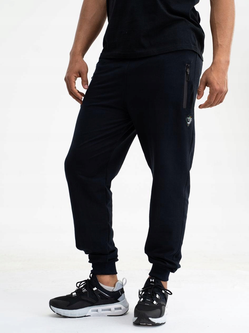 

Spodnie Dresowe Męskie Letnie Modne Granatowe XL