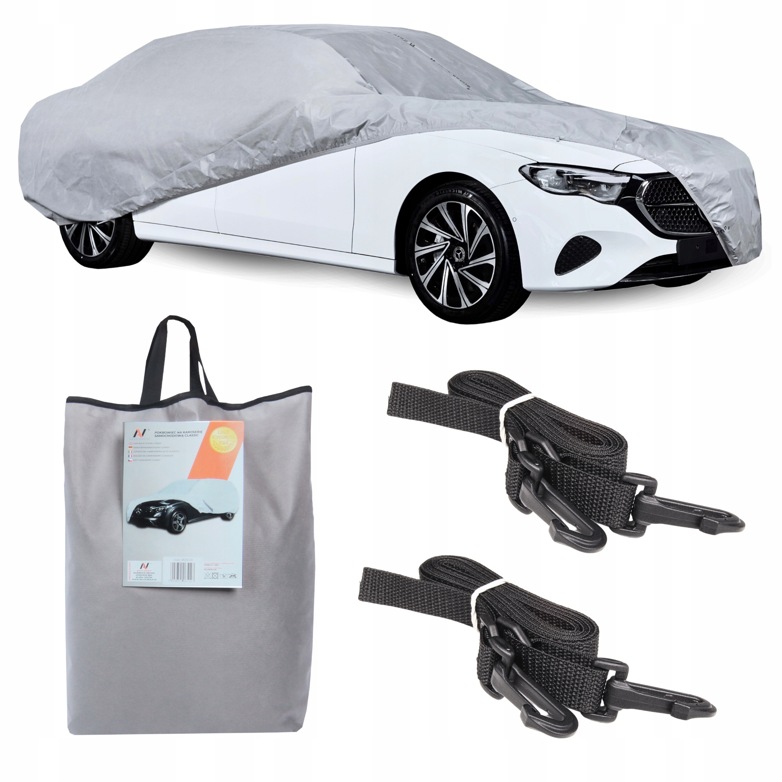 Obal na auto Sedan 455 cm Practic 3 Vrstvy Krycí Plachta