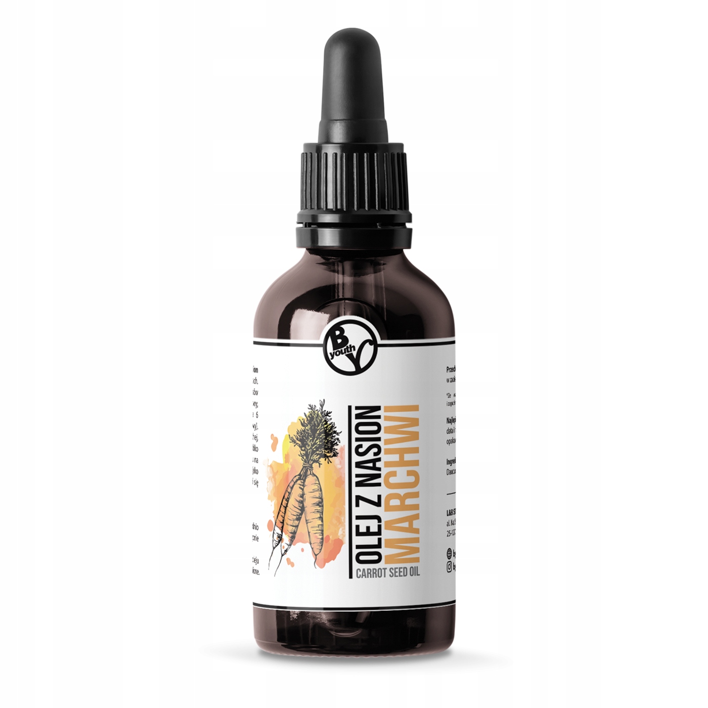 

Byouthy Zimnotłoczony Olej z Nasion Marchwi 50ml