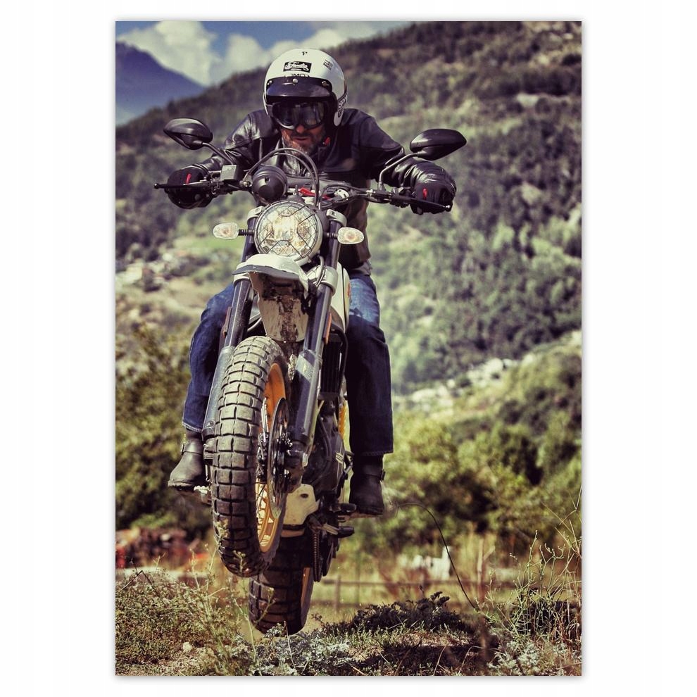 

Naklejki 50x70 Motocykl Motocyklista