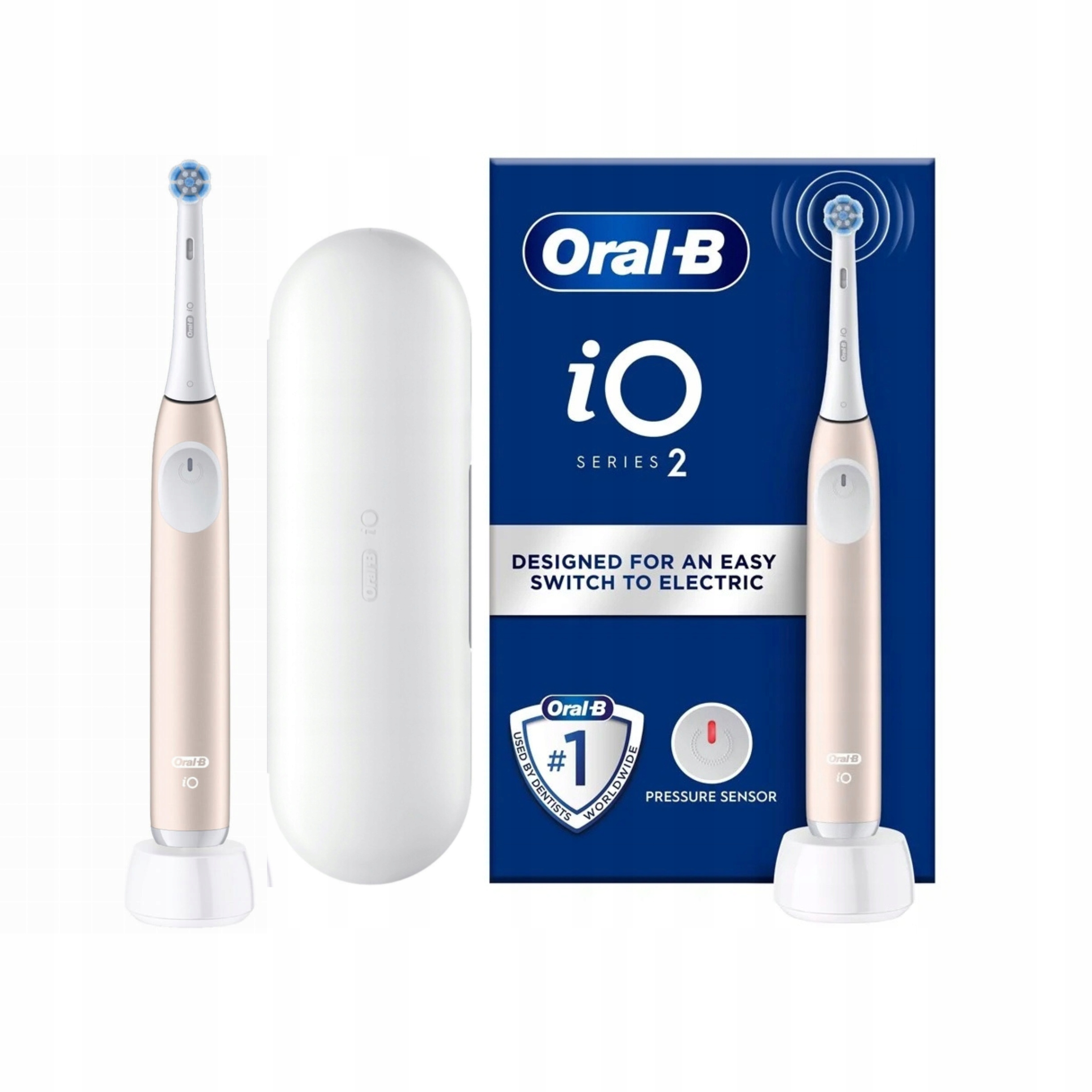 Szczoteczka Magnetyczna do zębów Oral-B iO Series 2 Calm Pink z etui różowa