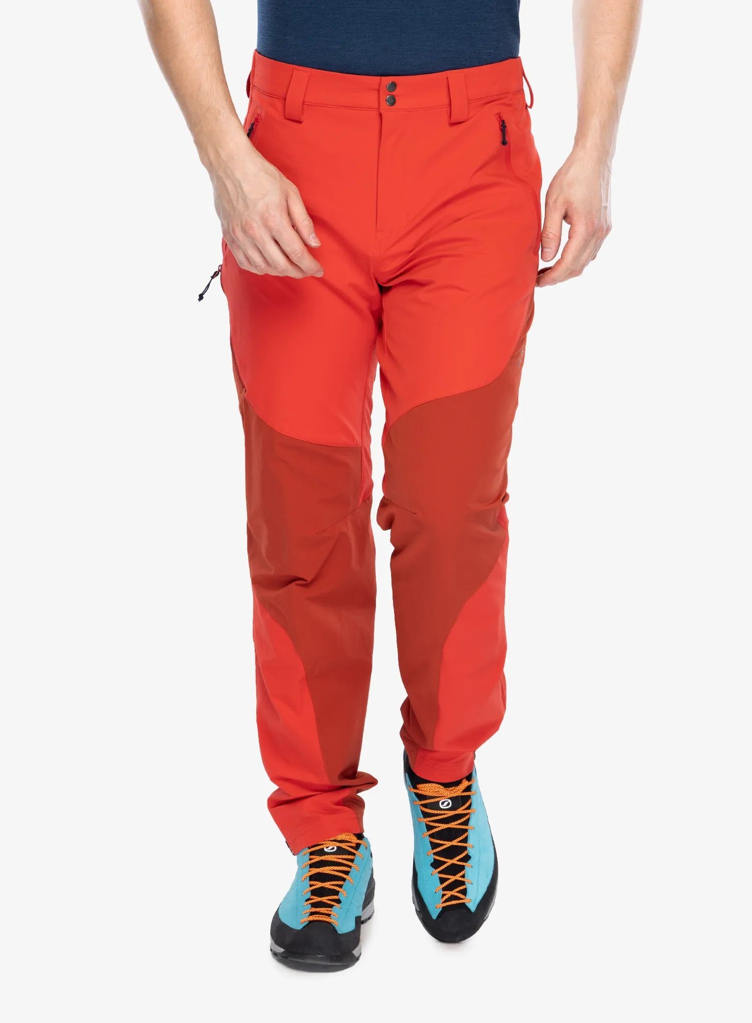 Trekové kalhoty Rab Torque Mountain Pants dark horizon/tuscan red L
