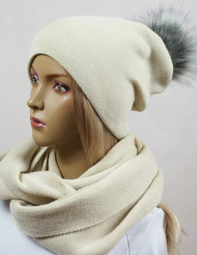 KOMPLET CZAPKA + KOMIN #PRODUKT POLSKI#PROMOCJA#26 Marka Margo