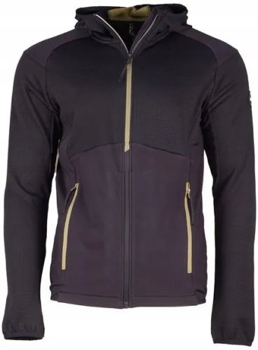 pánská sportovní mikina na zip s kapucí Gts 301551L vel. M XL modrá