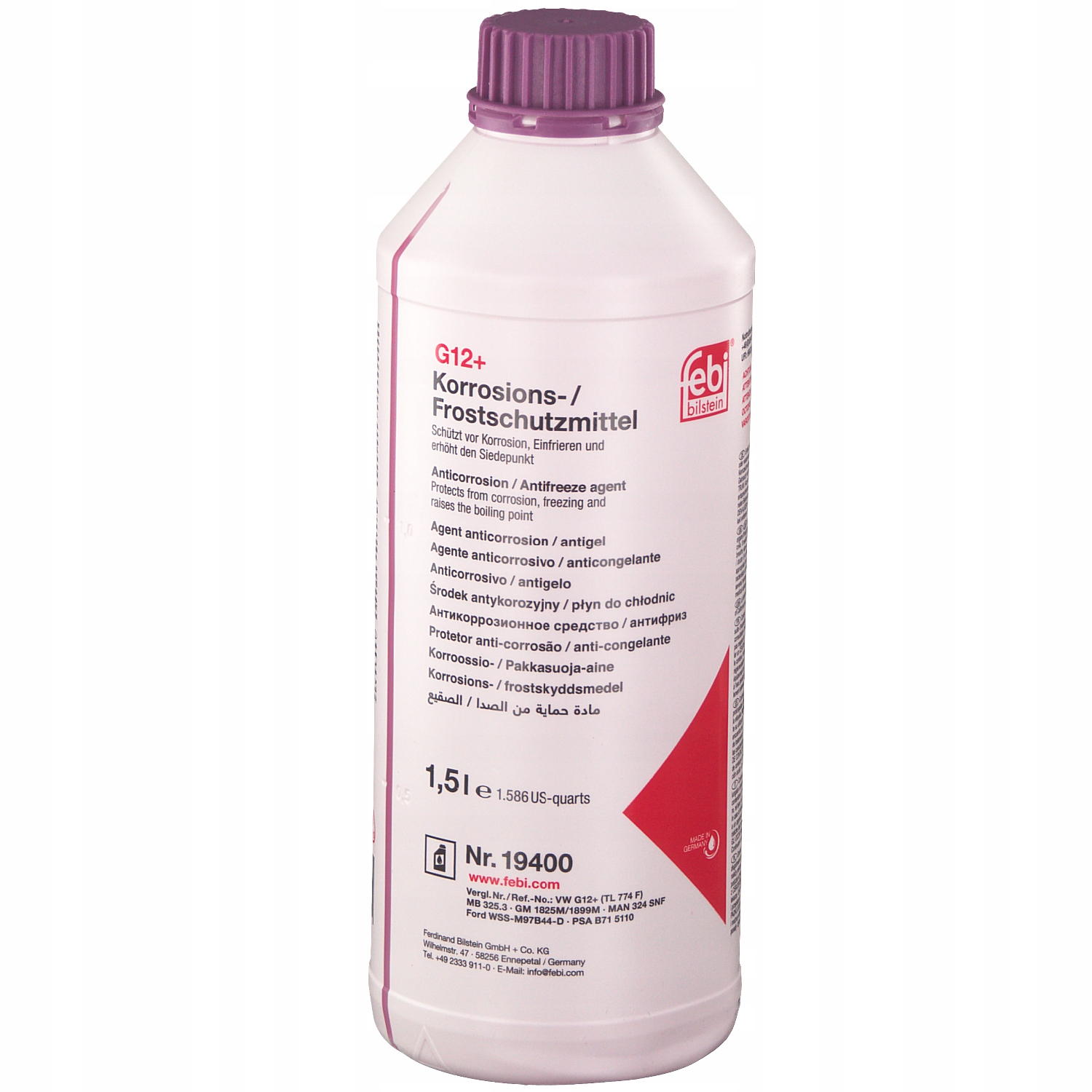 Koncentrat do chłodnic G12 Febi Bilstein 19400