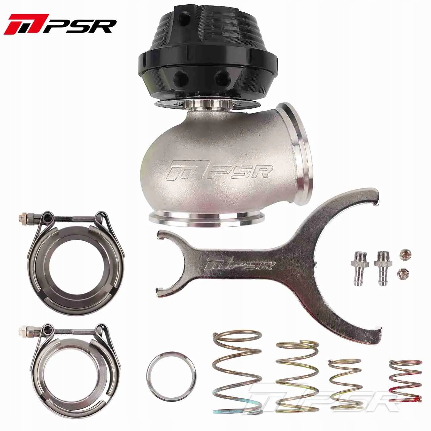 Pulsar Psr Wastegate nové generace, 60mm V-band, externí wastegate, černý