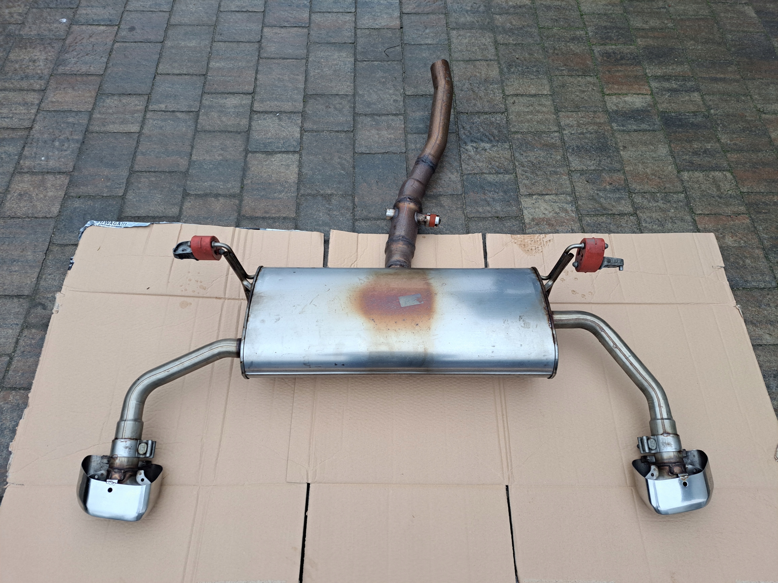 LX61-5C262-DB LX61-5C262-CB - FORD KUGA III 3 MK3 ST LINE ВИХЛОП ГЛУШНИК ХОРОШИЙ