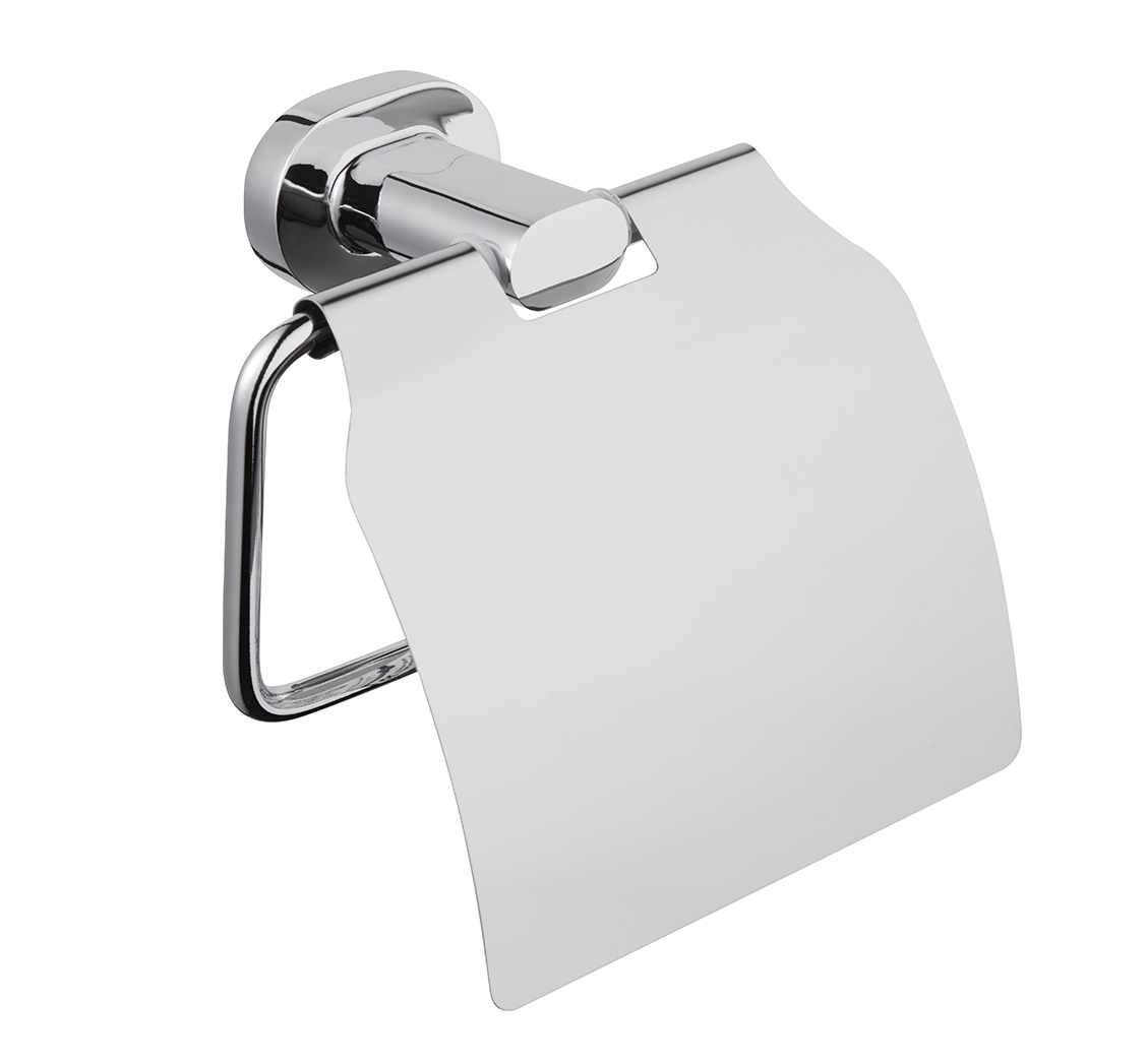 

Uchwyt Wc papier toaletowy z klapką Go chrom Bisk