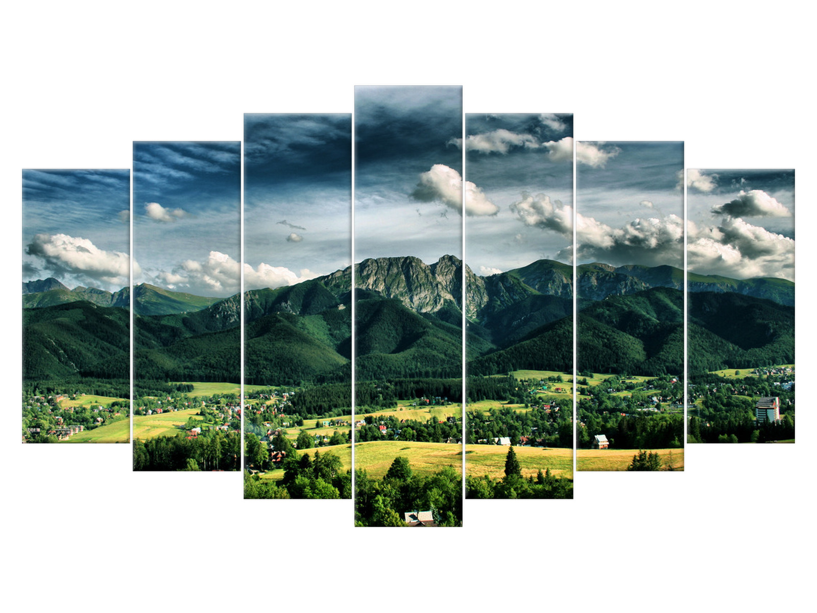 

Obraz 140x80 Tatry Słoneczny dzień w dolinie