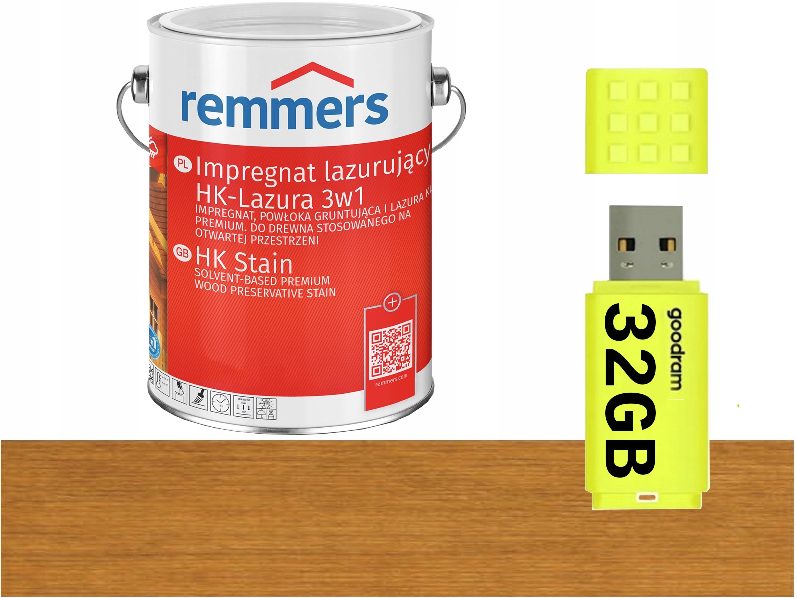 

Remmers HK-Lasur impregnat 2,5L Dąb Rustykalny