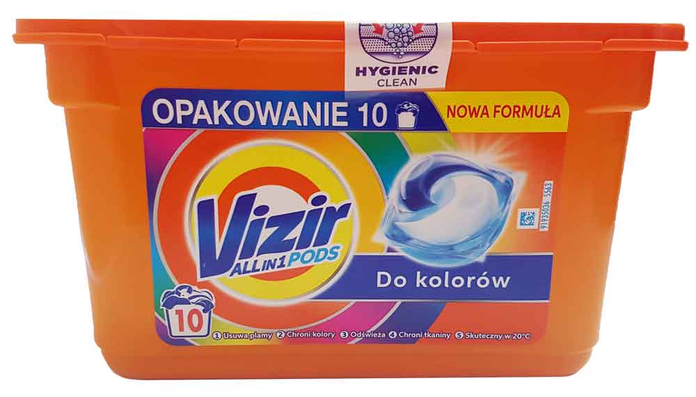 

Vizir Kapsułki do Prania Tkanin Kolorowych 10 szt