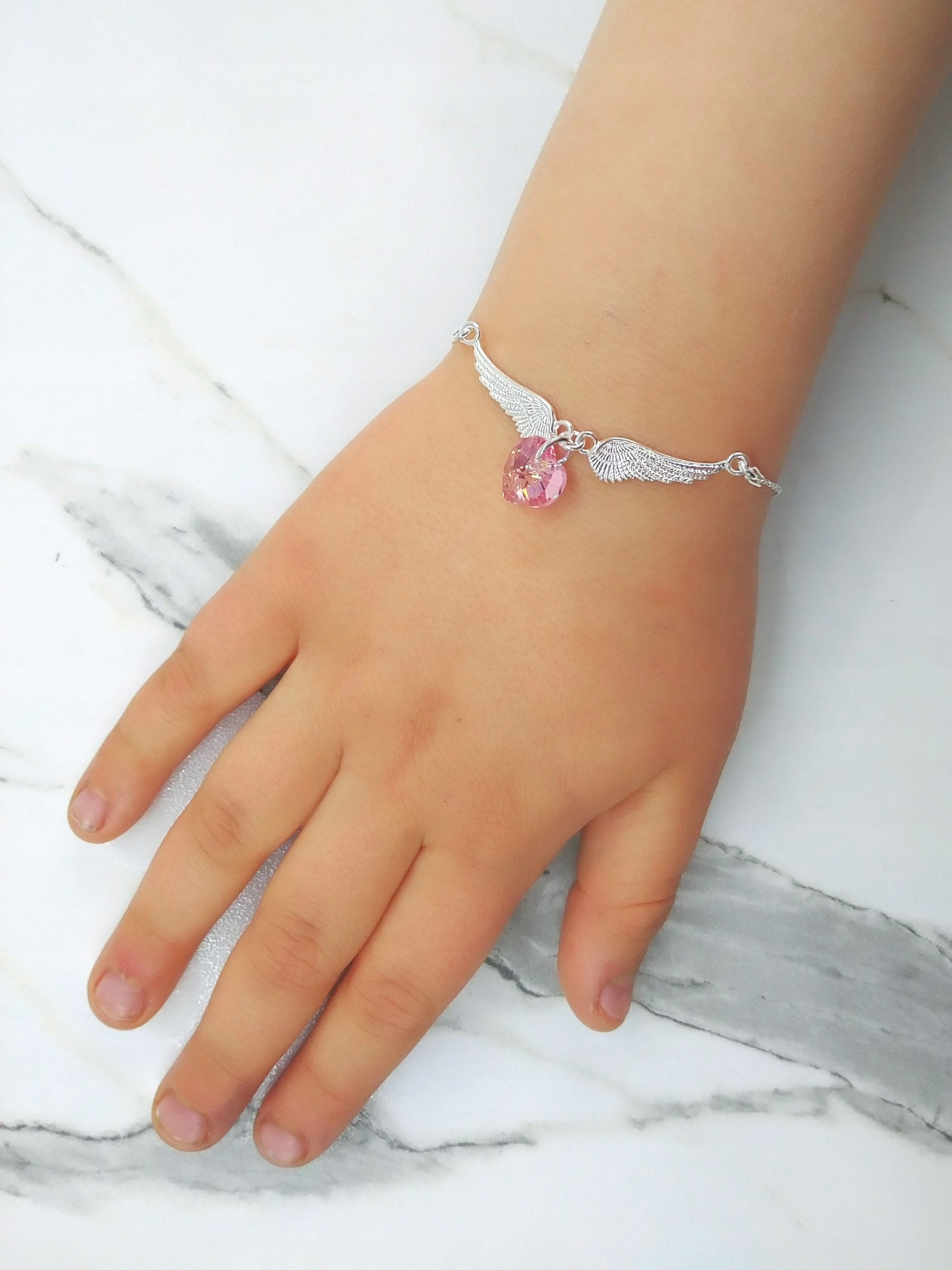 Srebrna Bransoletka Komunia Chrzest Srebro 925 Marka Inna marka