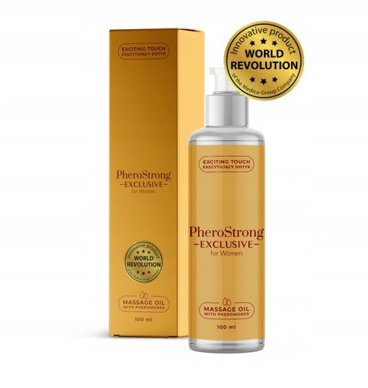 Masážní olej s feromony PheroStrong Svůdný pro ženy 100 ml