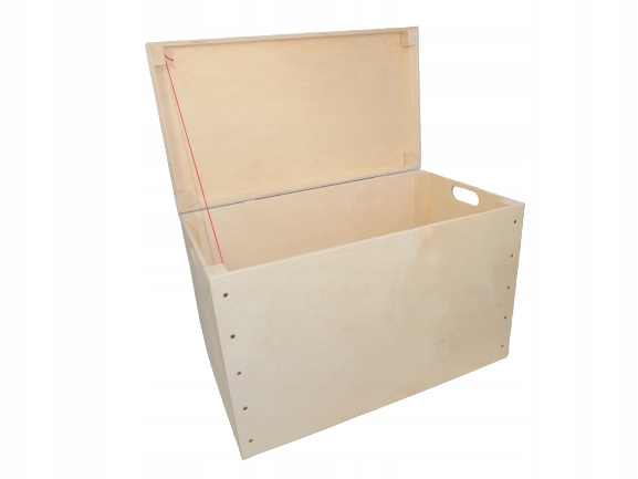 

Skrzynia z prostym deklem kufer duży 60x33x40